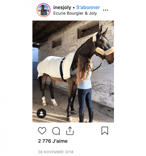 Instagram d'Inès Joly